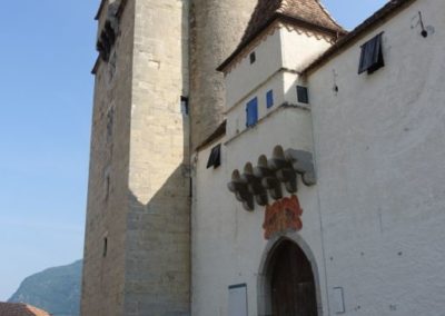Château d'Aigle, entrée